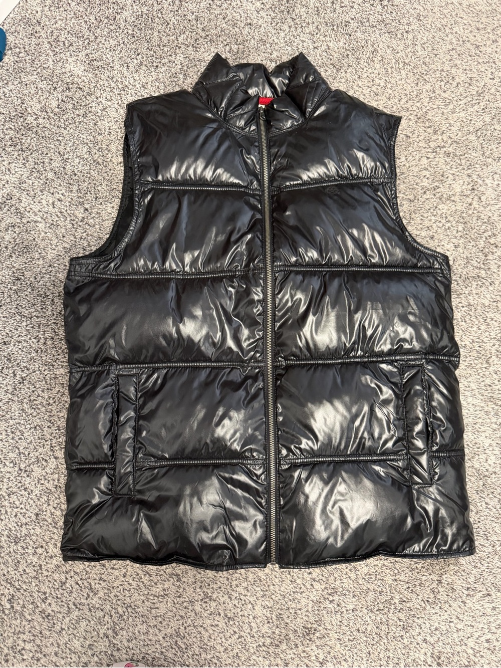 Converse One Star Black Men’s Sleeveless Puffer Vest Size Medium